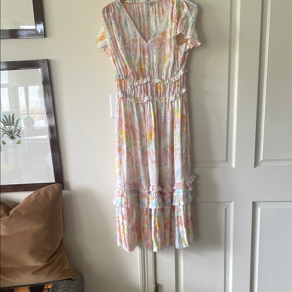 Multicolor Ruffle Dress